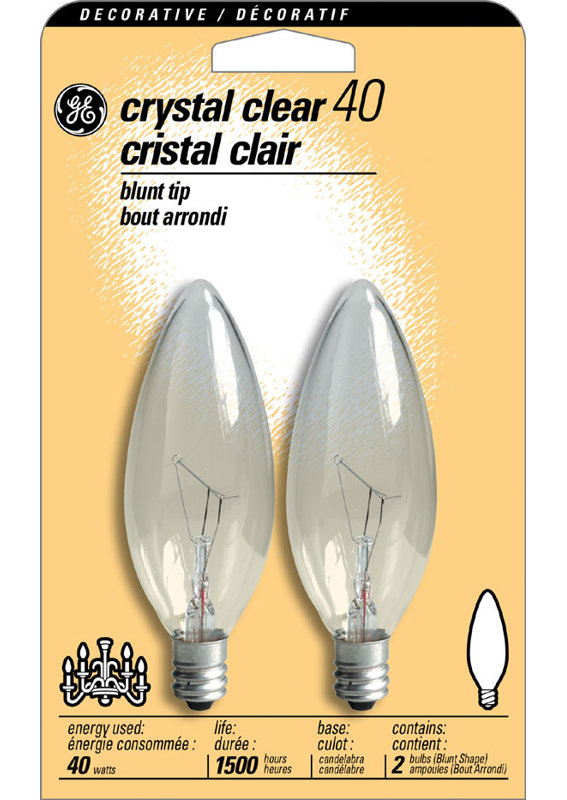 GE 40W 120Volt (2500K) Light Bulb (Pack of 2) & Reviews Wayfair